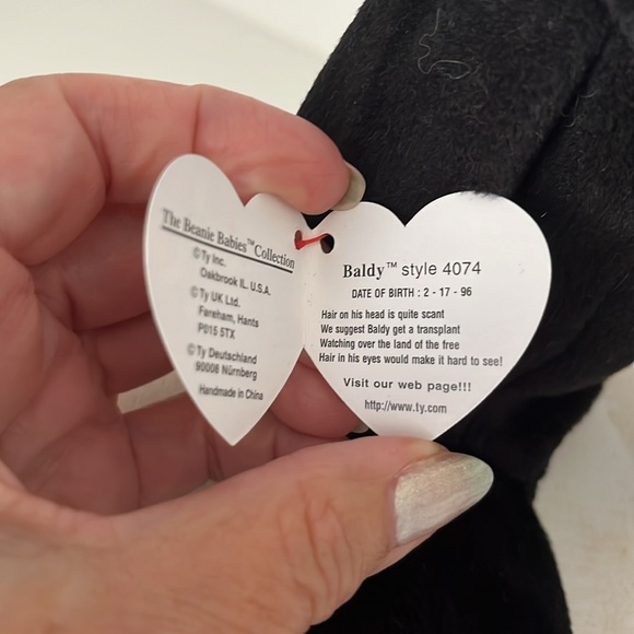 NWOT EAGLE called BALDY by Ty Beanie Babies - Picture 4 of 6